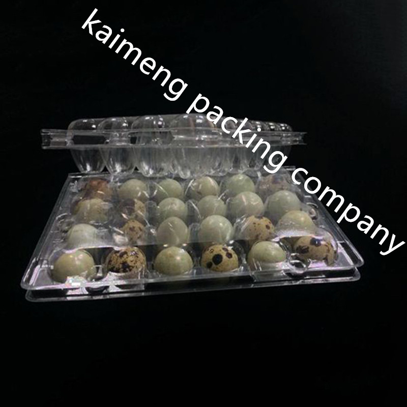 Customized Design Clear Pet Plastic Food Trays for Quail Egg Package (plastic food tray)